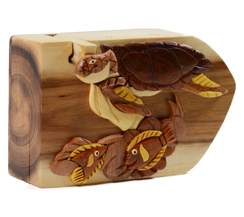 Carver Dan's Turtle & Reef Puzzle Box — View 2