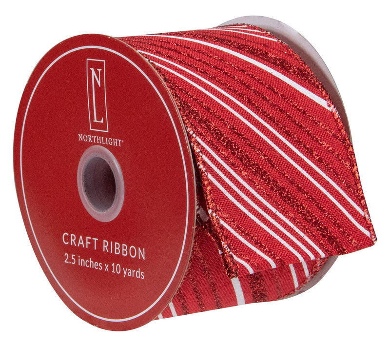 Northlight Christmas Craft Ribbon 2.5" x 10 Yards — Main view