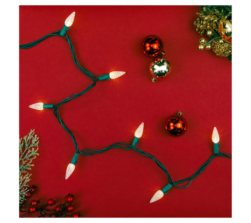 Northlight 200ct LED Faceted C6 Christmas Lights 66.25' — View 3
