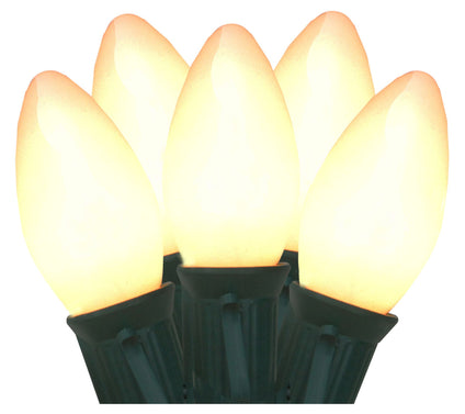 Northlight 25ct Opaque C9 Christmas Light Set 2ft