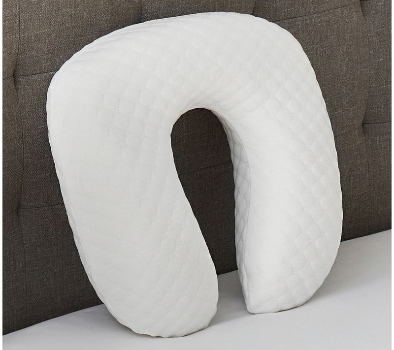 Bodipedic Memory Foam Knee Pillow and U-Neck Travel Pillow — View 5