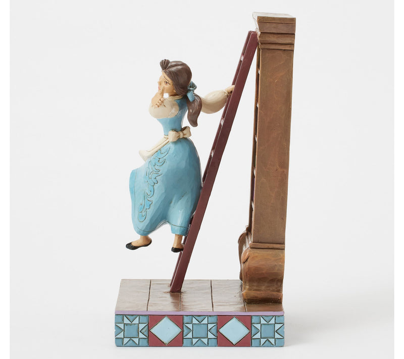 Jim Shore Disney Traditions Belle with Bookshelf 7.6in H — View 4