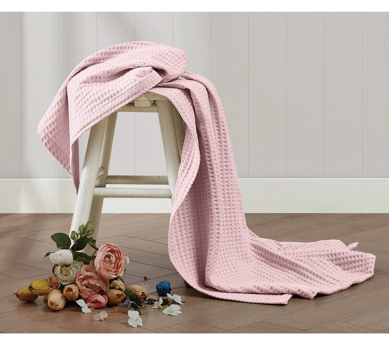 The Farmhouse b y Rachel Ashwel l Cotton Waffle 50x60 Throw — View 11