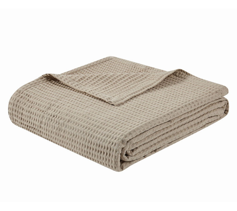 The Farmhouse b y Rachel Ashwel l Cotton Waffle 50x60 Throw — View 4
