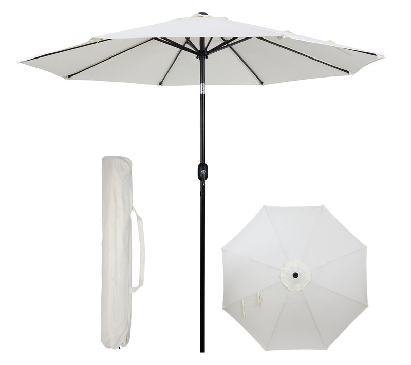 Backyard Expressions 9 Ft Patio Umbrella with Push Button Tilt — View 22