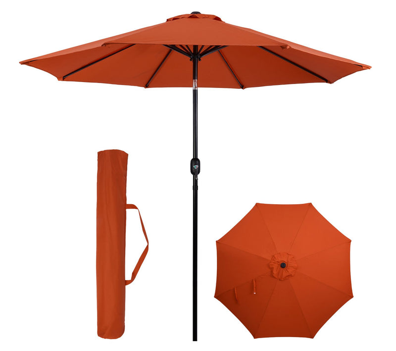 Backyard Expressions 9 Ft Patio Umbrella with Push Button Tilt — View 24