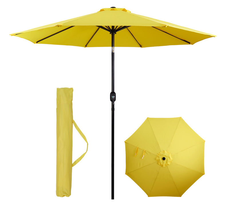 Backyard Expressions 9 Ft Patio Umbrella with Push Button Tilt — View 26