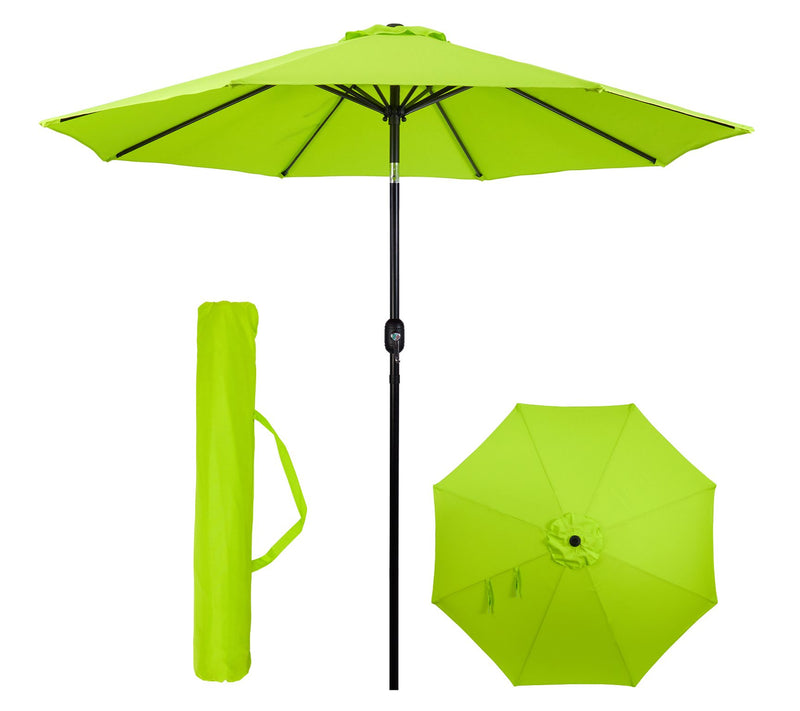 Backyard Expressions 9 Ft Patio Umbrella with Push Button Tilt — View 27