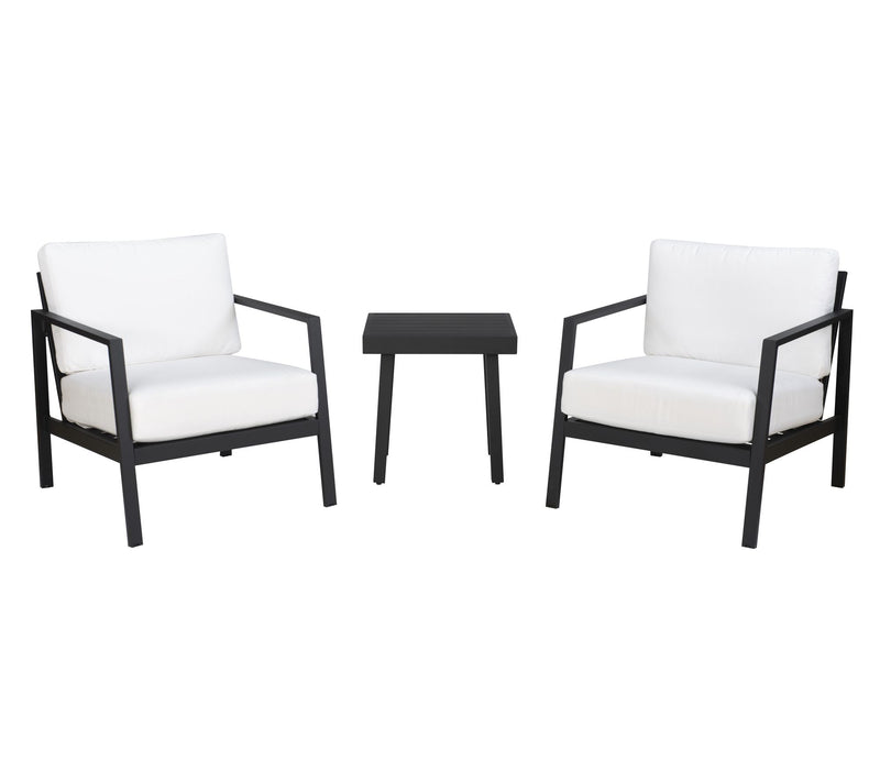 Linon Home Holland Aluminum 3-Peice Outdoor Set — View 2
