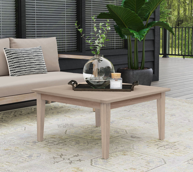 Linon Home Teagon Square Coffee Table — View 7