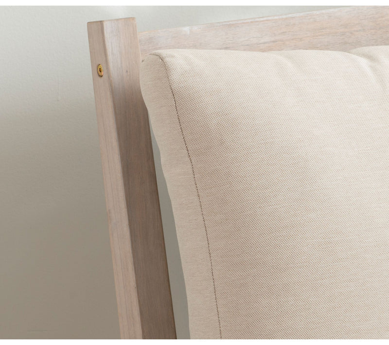Linon Home Teagon Bge Nat Corner Chair — View 6