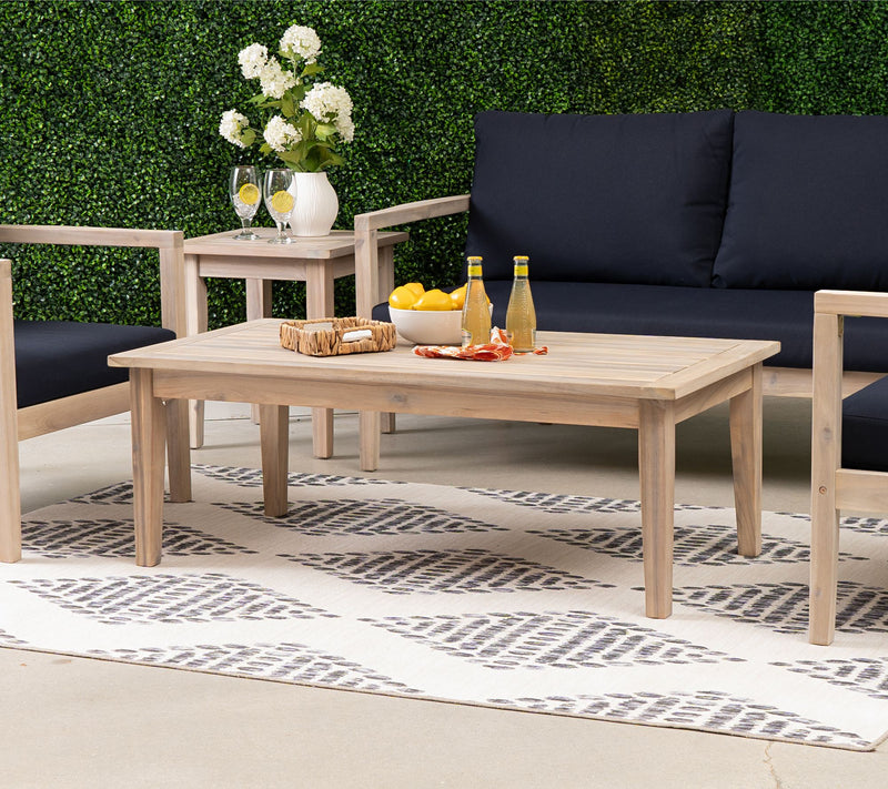 Linon Home Teagon Nat Coffee Table — Main view