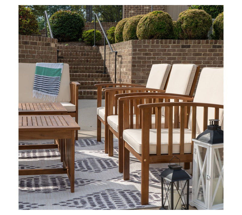 Linon Home Caneel 8-Piece Outdoor Chat Set — View 5