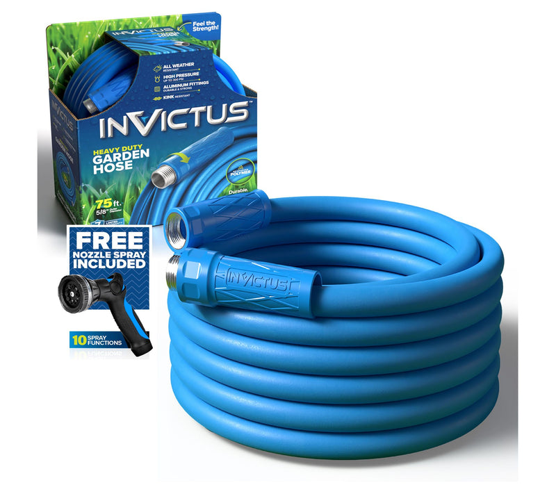 Invictus Heavy Duty 75' Lightweight Garden Hosewith Nozzle — View 3