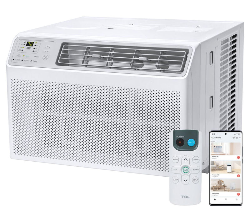 TCL 12,000 BTU Smart Window Air Conditioner (Mol H12W35W) — Main view