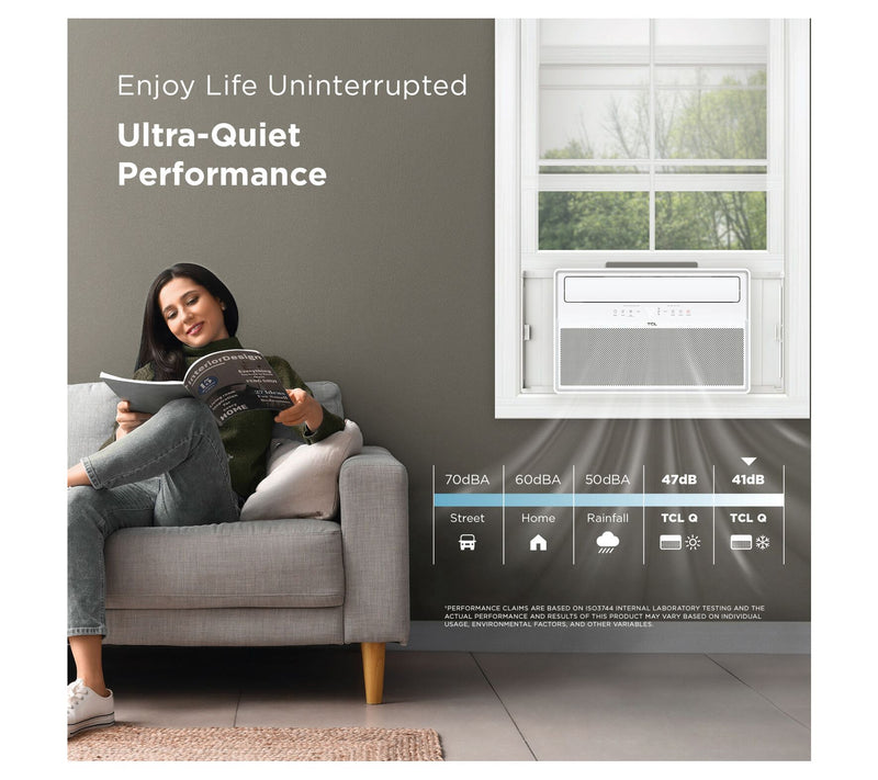 TCL Q-Series 12 ,000 BTU 550 Sq Ft. Smart Windo w Air Condition — View 2
