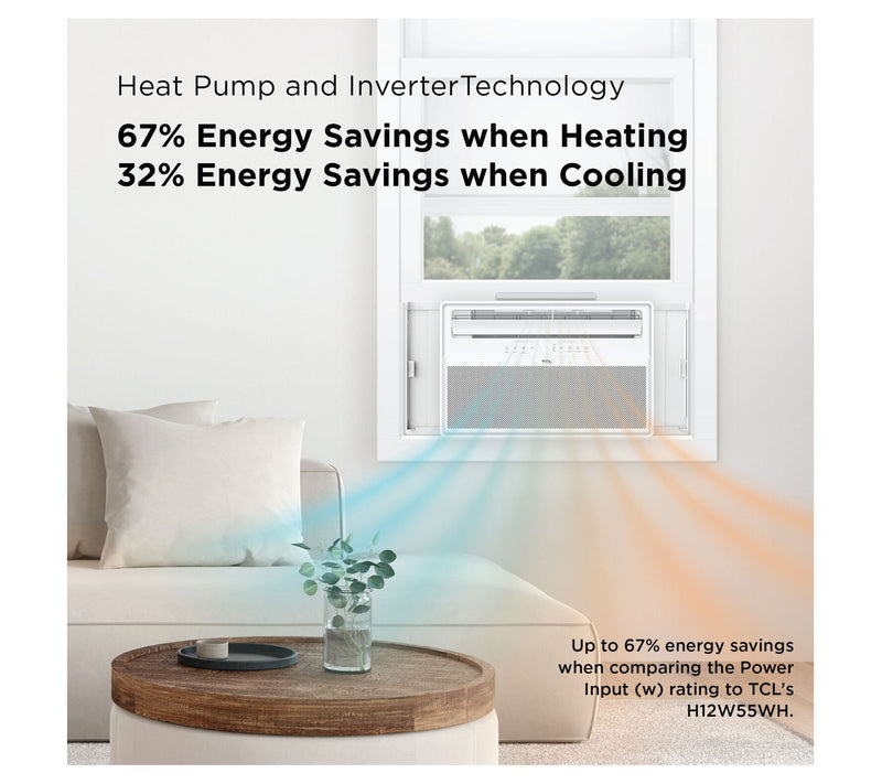 TCL Q-Series 12 ,000 BTU 550 Sq Ft. Smart Windo w Air Condition — View 3