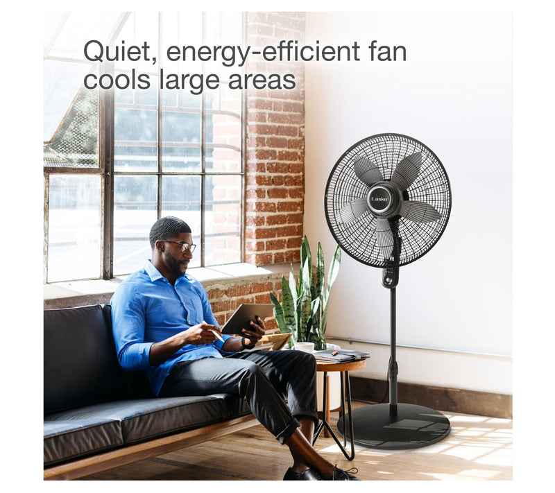 Lasko 20" Oscillating Remote Control Pedestal Fan — View 5