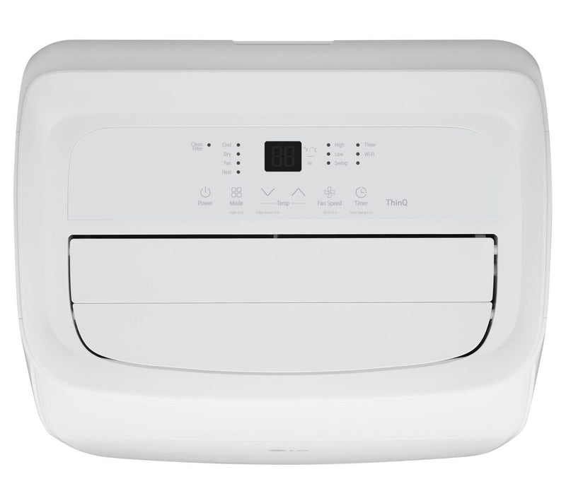 LG 12,000 BTU (DOE) 115-Volt Portable AirConditioner with Heat — View 4
