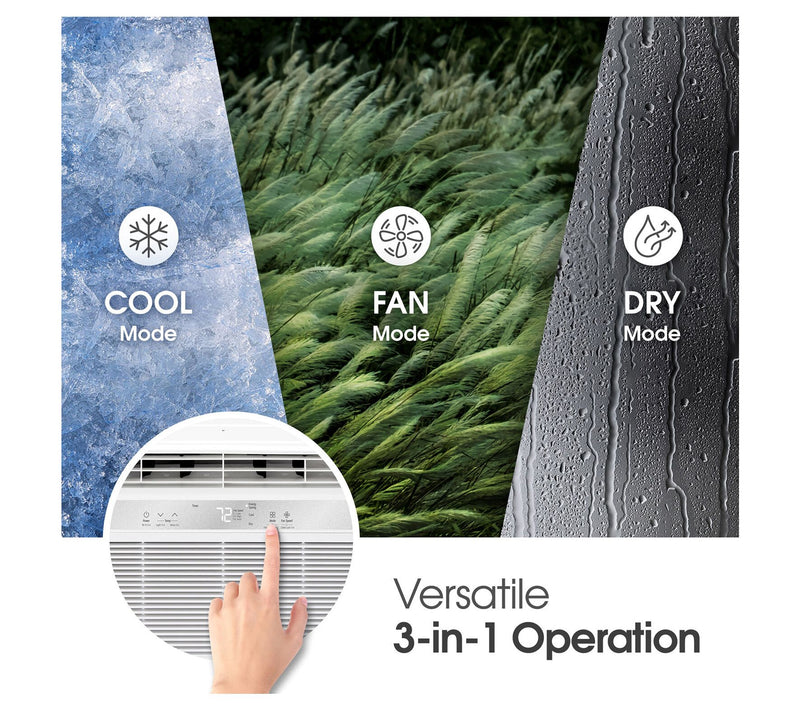LG 10,000 BTU Window Smart (Wi-Fi) Air Conditioner with Remote — View 6