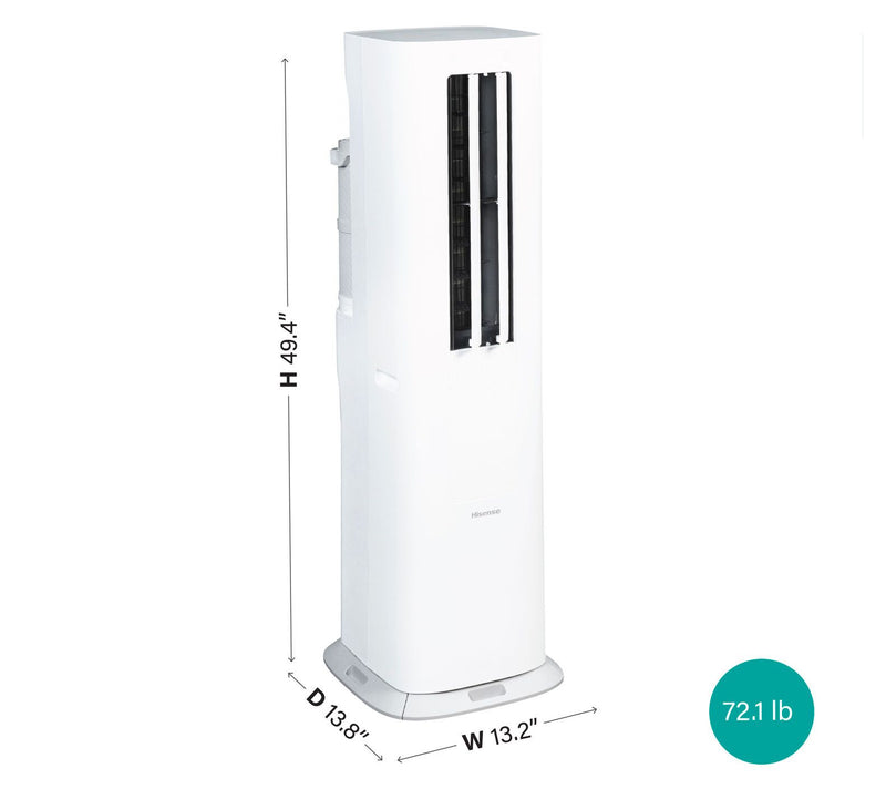 Hisense 8000 BTU 115V 350 Sq.Ft. Portable Air Cditoner — View 2