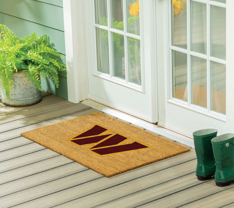 Evergreen 24"x36" NFL Team Color Logo Large Coir Door Mat — View 3