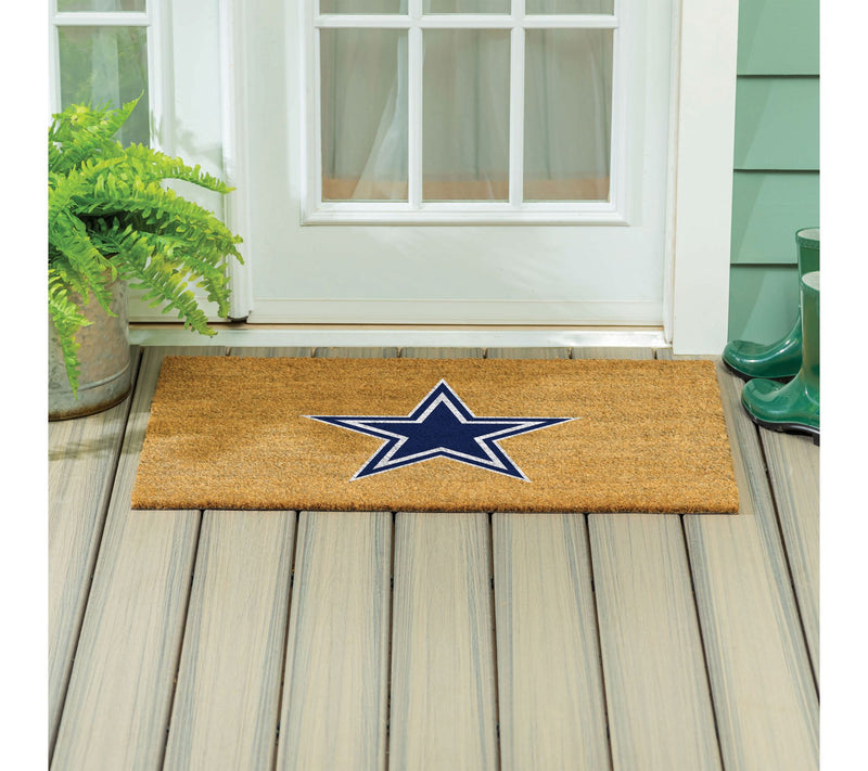 Evergreen 24"x36" NFL Team Color Logo Large Coir Door Mat — View 4