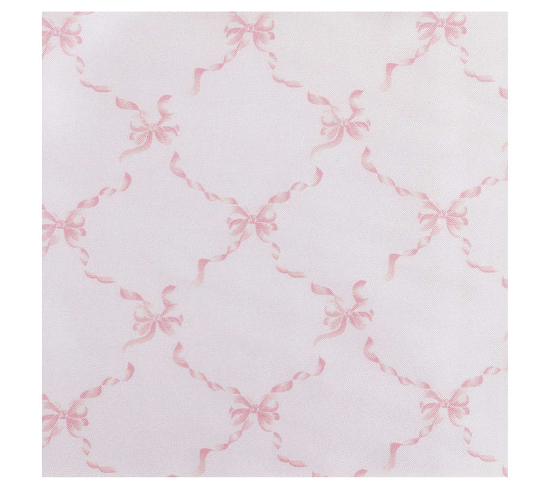 Laura Ashley Bow Ribbon Pink King Sheet Set — View 4