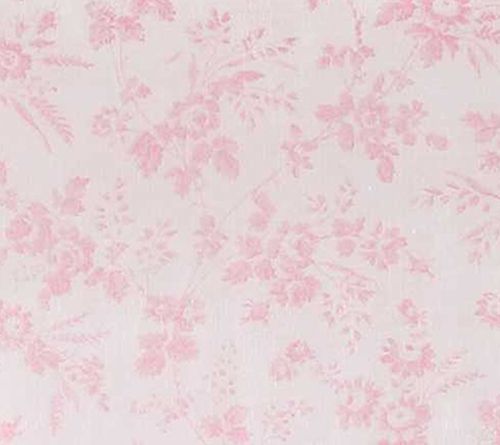 Laura Ashley Floral Toile Pink Twin Sheet Set — View 5