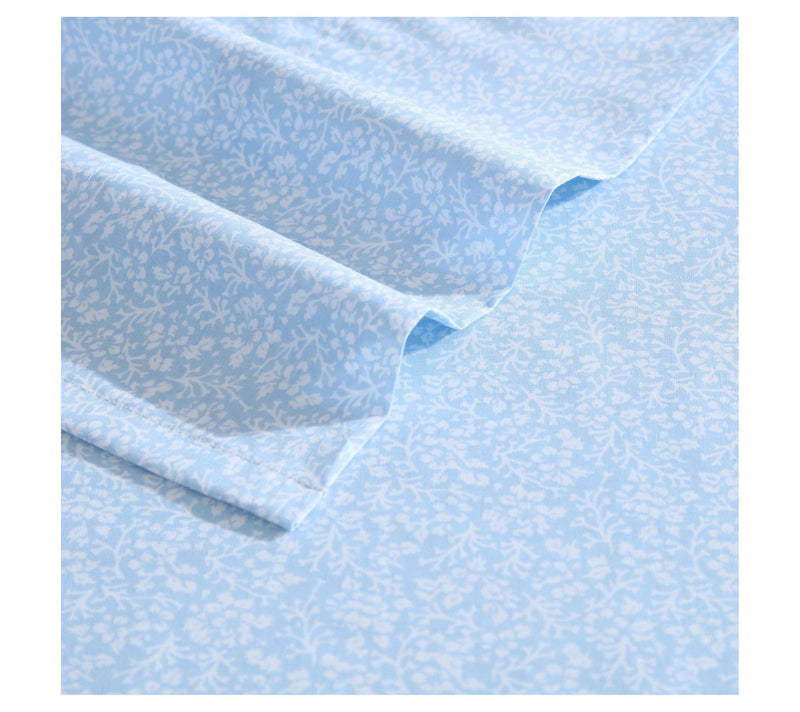 Laura Ashley Maeve Blue Queen Sheet Set — View 3