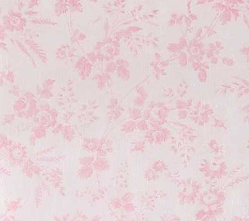 Laura Ashley Floral Toile Pink Twin Xl Sheet Set — View 5