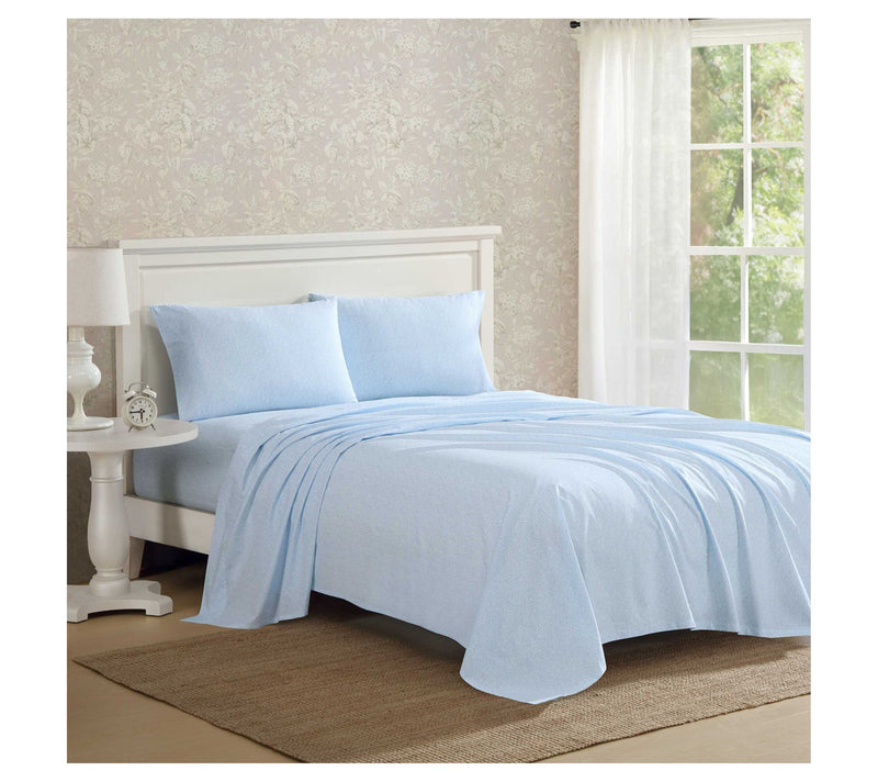 Laura Ashley Maeve Blue Twin Xl Sheet Set — View 2