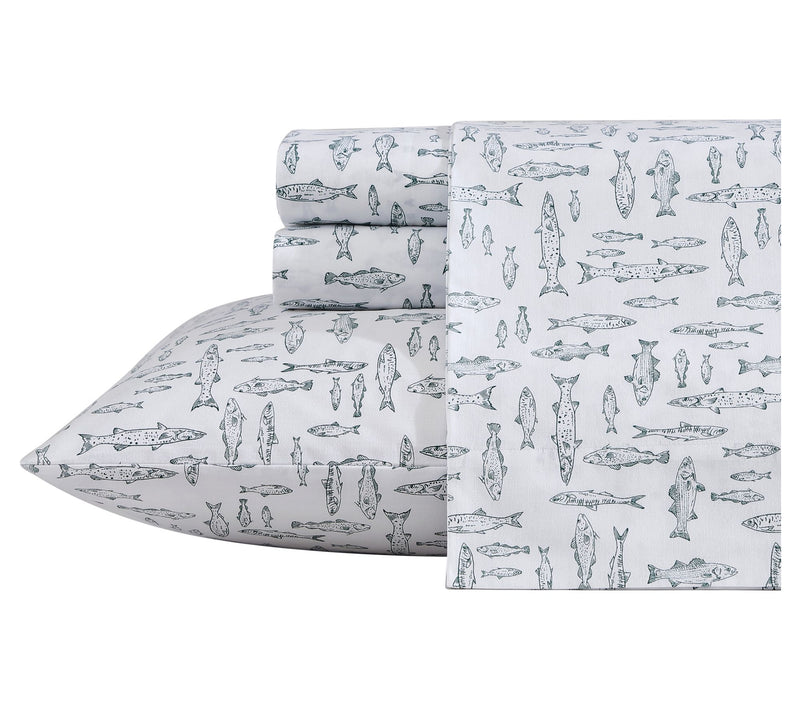 Eddie Bauer Albright Green Queen Sheet Set — View 10