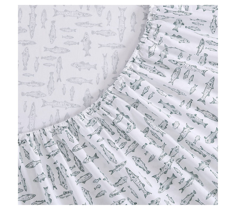 Eddie Bauer Albright Green King Sheet Set — View 3