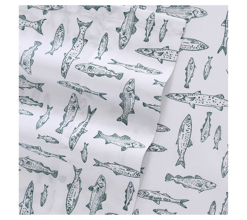 Eddie Bauer Albright Green King Sheet Set — View 4