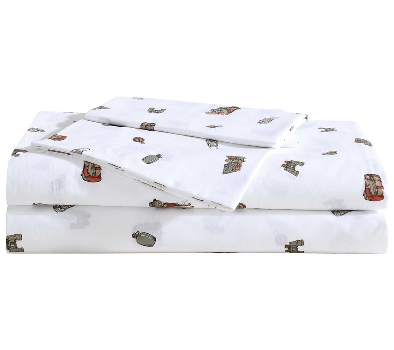 Eddie Bauer Buddy Camping White King Sheet Set — View 9