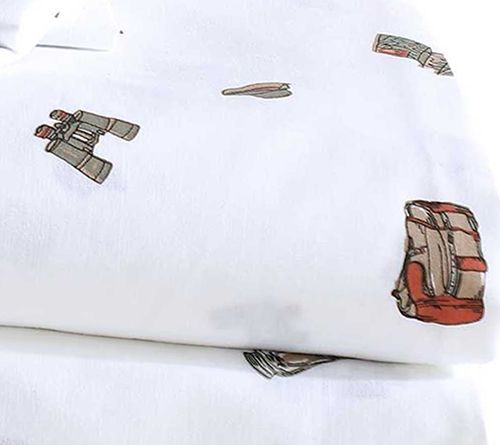 Eddie Bauer Buddy Camping White Twin Sheet Set — View 8