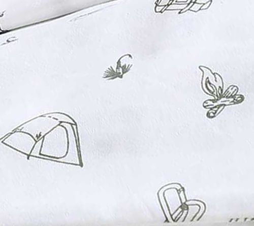 Eddie Bauer Camp Green-White Twin Sheet Set — View 8