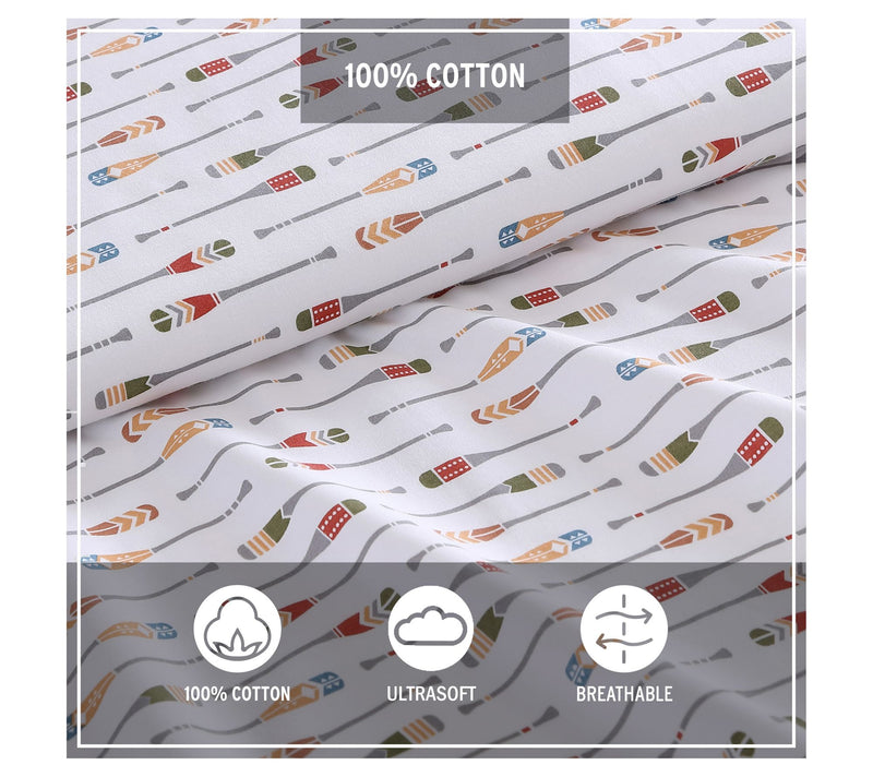 Eddie Bauer Canoe Lake Paddle Queen Sheet Set — View 7