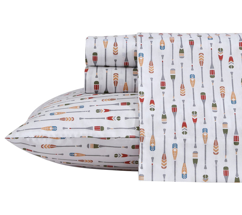 Eddie Bauer Canoe Lake Paddle King Sheet Set — Main view