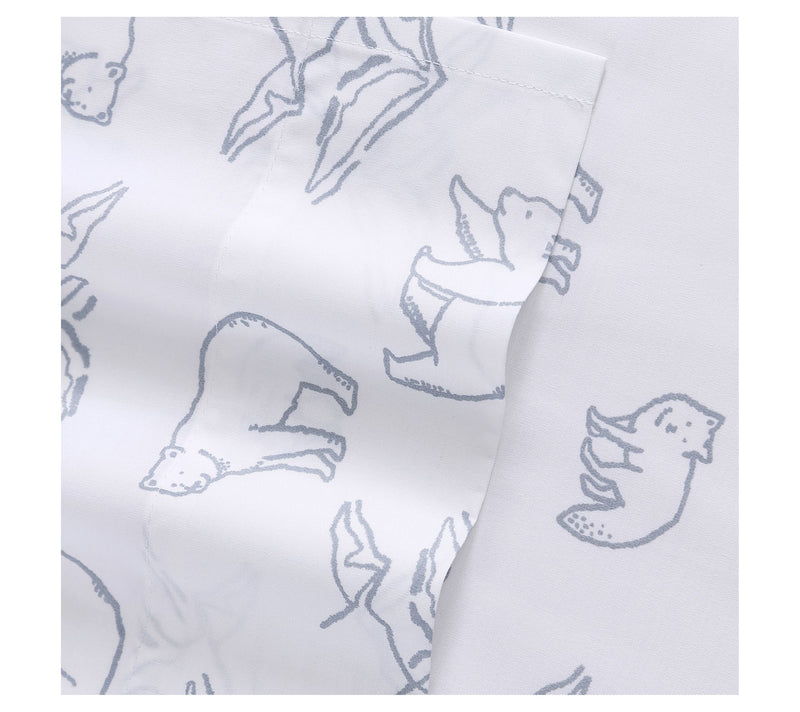 Eddie Bauer Smokey Bear Camp Grey Full Sheet Set — View 5