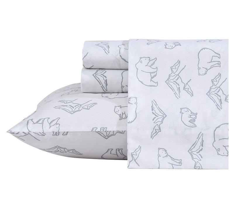 Eddie Bauer Smokey Bear Camp Grey Full Sheet Set — Main view