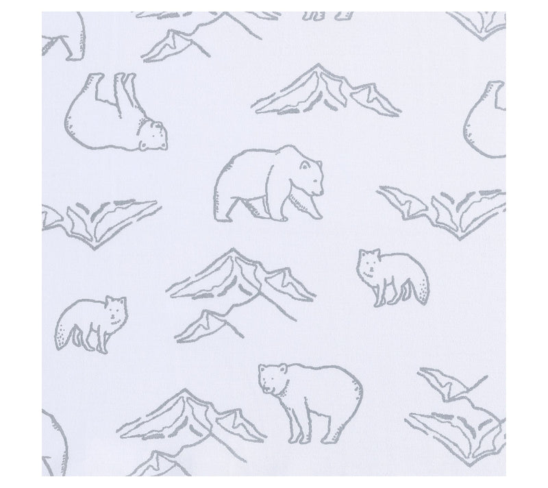 Eddie Bauer Smokey Bear Camp Grey Twin Sheet Set — View 6