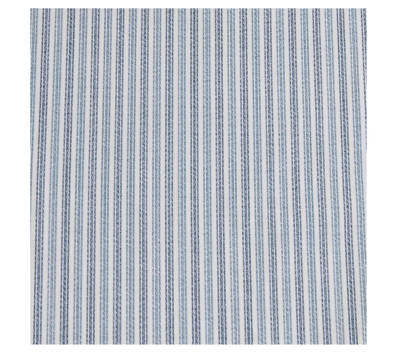 Eddie Bauer Ticking Stripe Navy Twin XL Sheet Set — View 6
