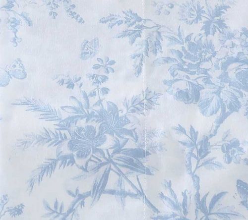 Laura Ashley Walled Garden Blue Cotton Percalewin Sheet Set — View 8