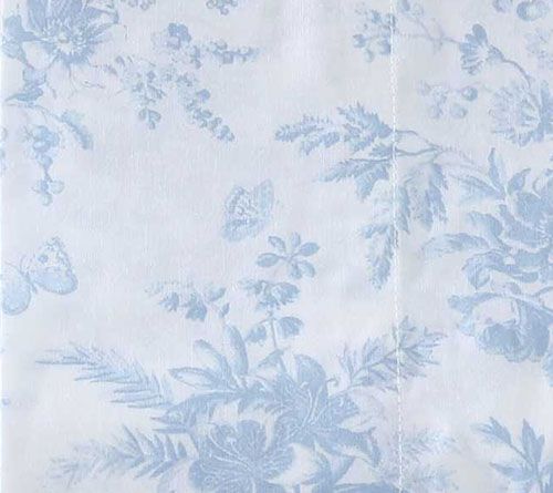 Laura Ashley Walled Garden Blue Cotton Percaleull Sheet Set — View 2