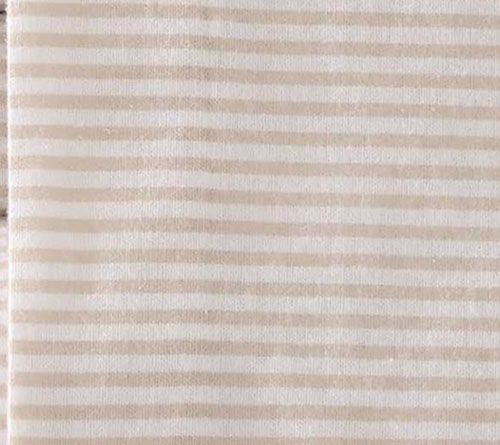 Laura Ashley Oxfordshire Stripe Beige Flannel King Sheet Set — View 2