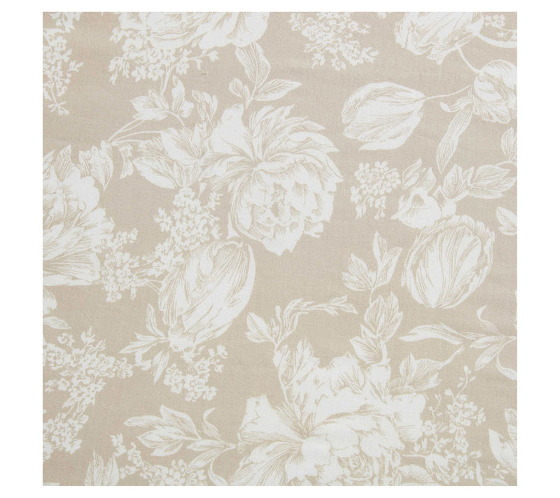 Laura Ashley Meredith Beige Cotton Percale TwinSheet Set — View 5