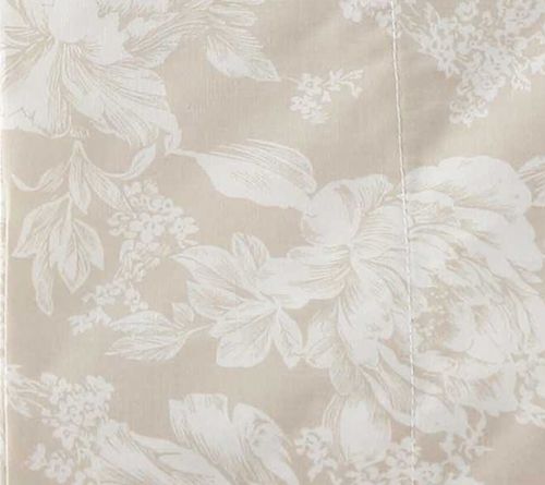 Laura Ashley Meredith Beige Cotton Percale TwinSheet Set — View 8