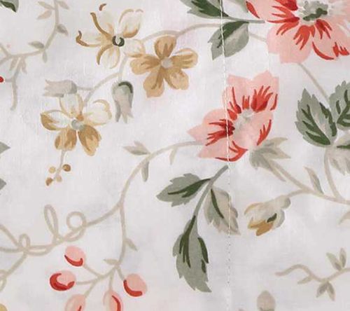 Laura Ashley Meadow Floral Gold Cotton Percaleing Sheet Set — View 8